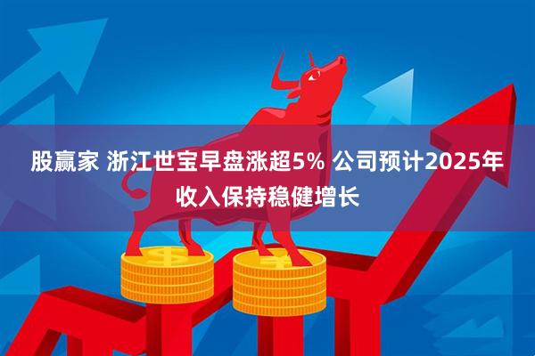 股赢家 浙江世宝早盘涨超5% 公司预计2025年收入保持稳健增长