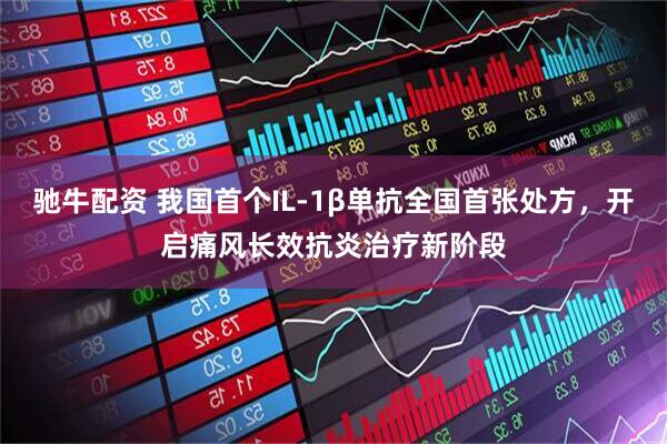 驰牛配资 我国首个IL-1β单抗全国首张处方，开启痛风长效抗炎治疗新阶段
