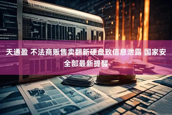 天通盈 不法商贩售卖翻新硬盘致信息泄露 国家安全部最新提醒
